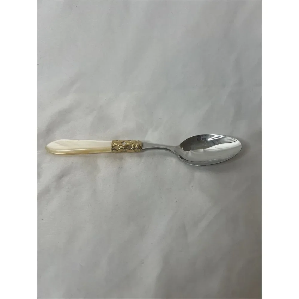 Bugatti Italy Aladdin Cream Gold Stainless Steel 18/10 Spoons‎